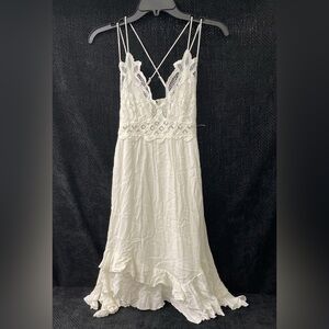 Free People White Lace Dress